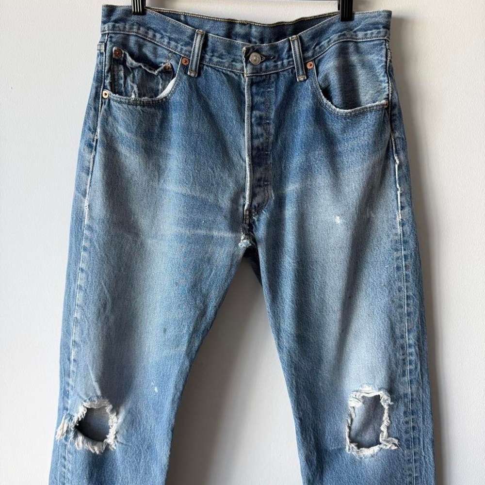 Vintage 1997 Levi's 501 Distressed Jeans W36 L34
